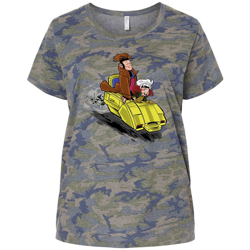 Ladies Curvy Jersey - 1WBL5KAB - Vintage Camo - 5