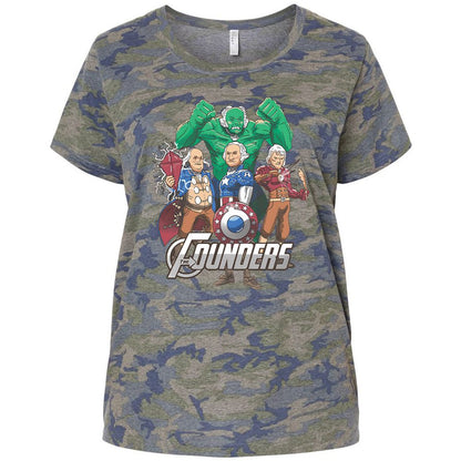 Ladies Curvy Jersey - 3UL3K4NZ - Vintage Camo - 5