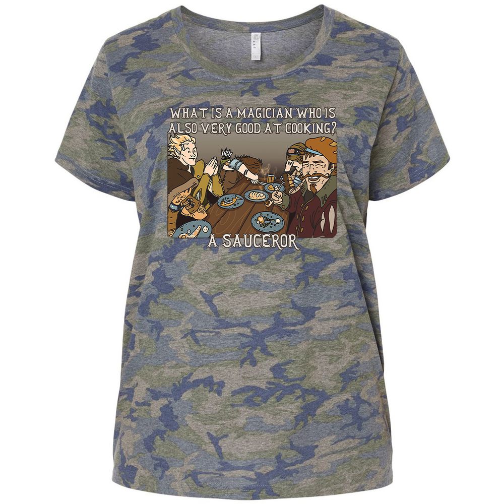 Ladies Curvy Jersey - J61UFFLL - Vintage Camo - 5