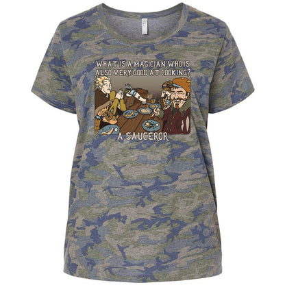 Ladies Curvy Jersey - J61UFFLL - Vintage Camo - 5