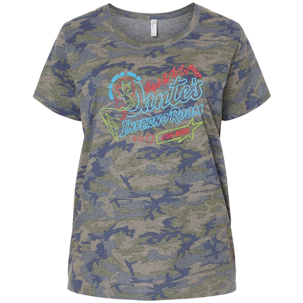 Ladies Curvy Jersey - 1DMUE9V9 - Vintage Camo - 5