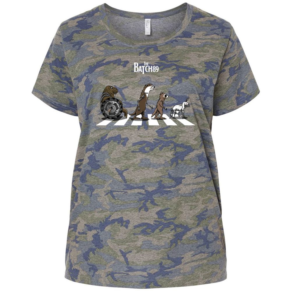 Ladies Curvy Jersey - 8JZBGMAP - Vintage Camo - 5