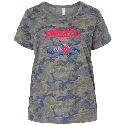 Ladies Curvy Jersey - 774KX6C4 - Vintage Camo - 5