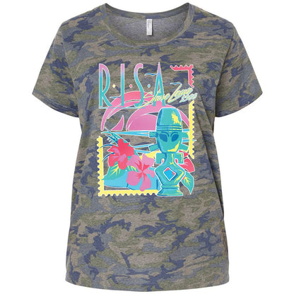 Ladies Curvy Jersey - VJLEKU3H - Vintage Camo - 5