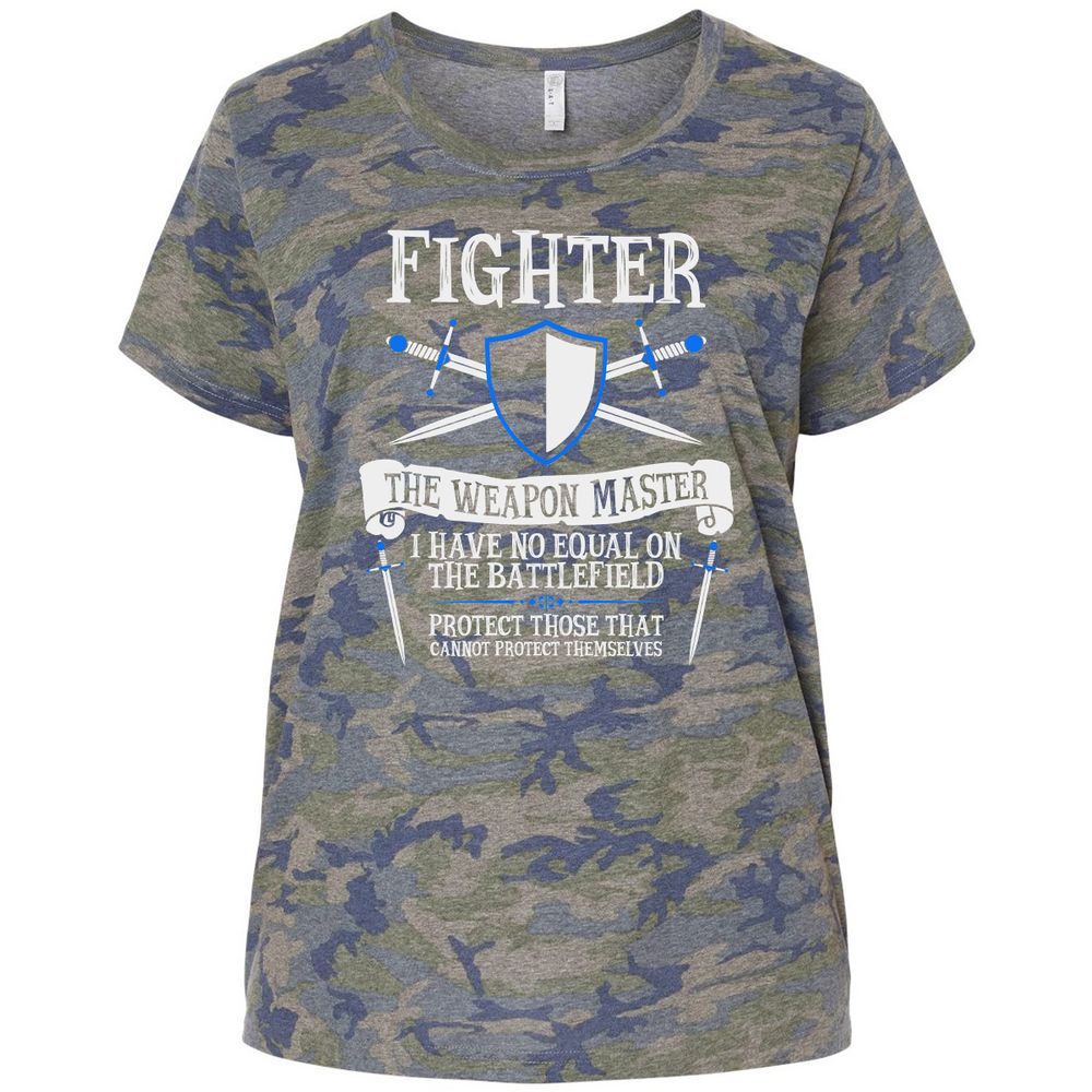 Ladies Curvy Jersey - VD1AQRTF - Vintage Camo - 5