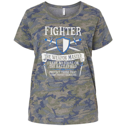 Ladies Curvy Jersey - VD1AQRTF - Vintage Camo - 5