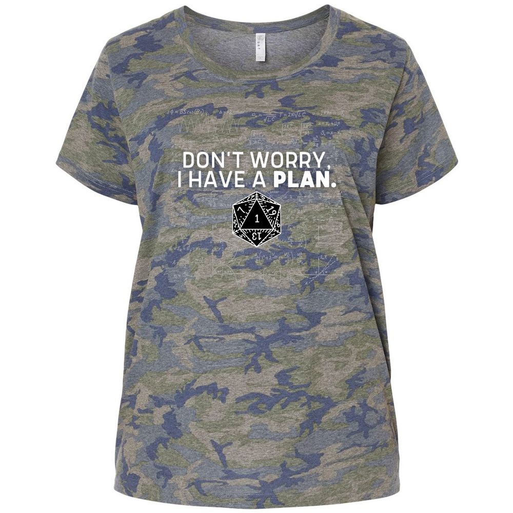 Ladies Curvy Jersey - TWH8GN2G - Vintage Camo - 5