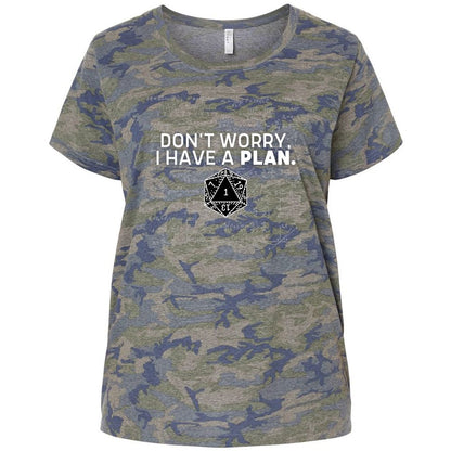 Ladies Curvy Jersey - TWH8GN2G - Vintage Camo - 5