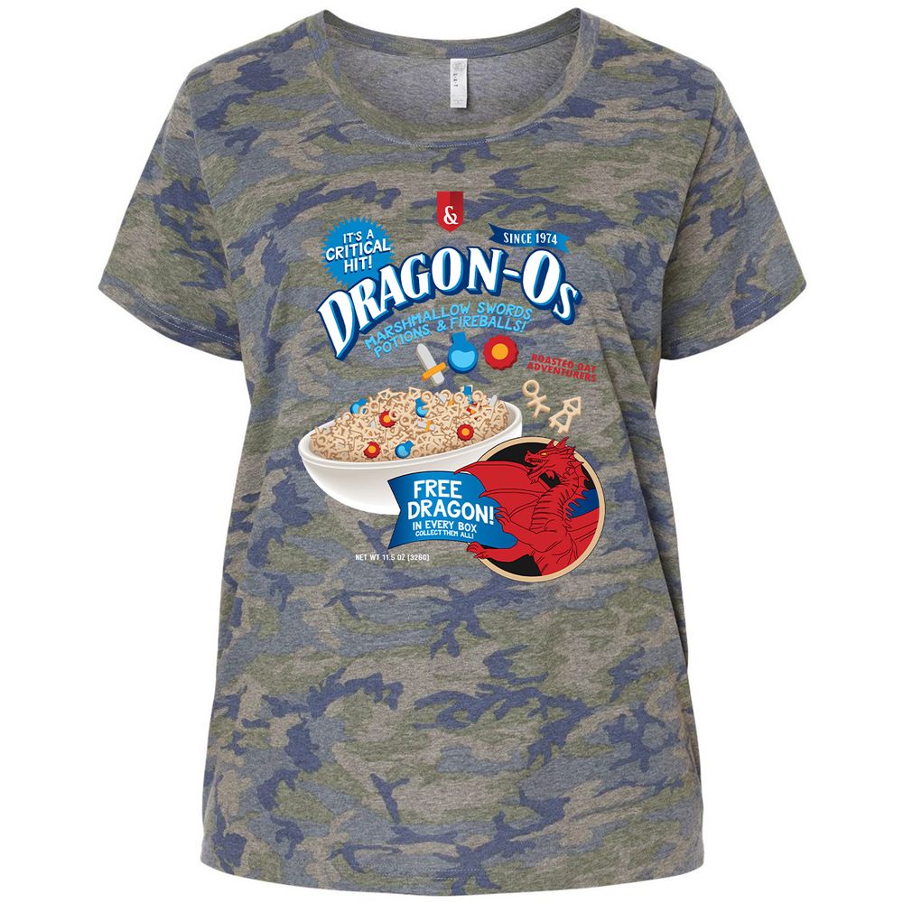 Ladies Curvy Jersey - 8VU48ZNJ - Vintage Camo - 5