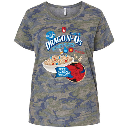 Ladies Curvy Jersey - 8VU48ZNJ - Vintage Camo - 5