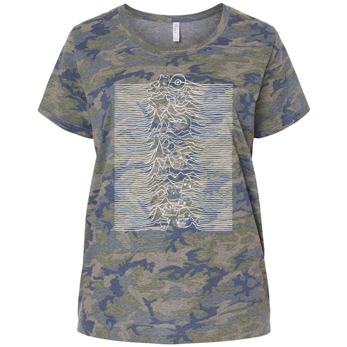 Ladies Curvy Jersey - J4ZB8UHN - Vintage Camo - 5