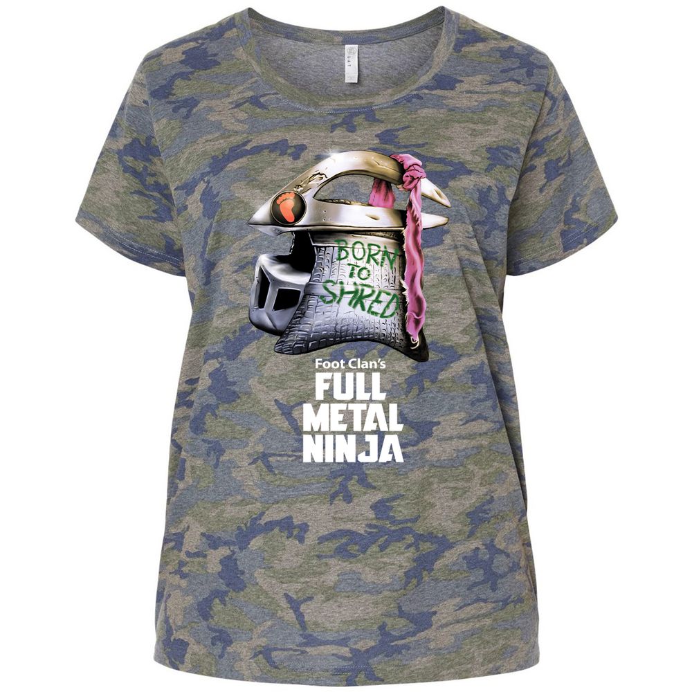 Ladies Curvy Jersey - QNVKTNTC - Vintage Camo - 5