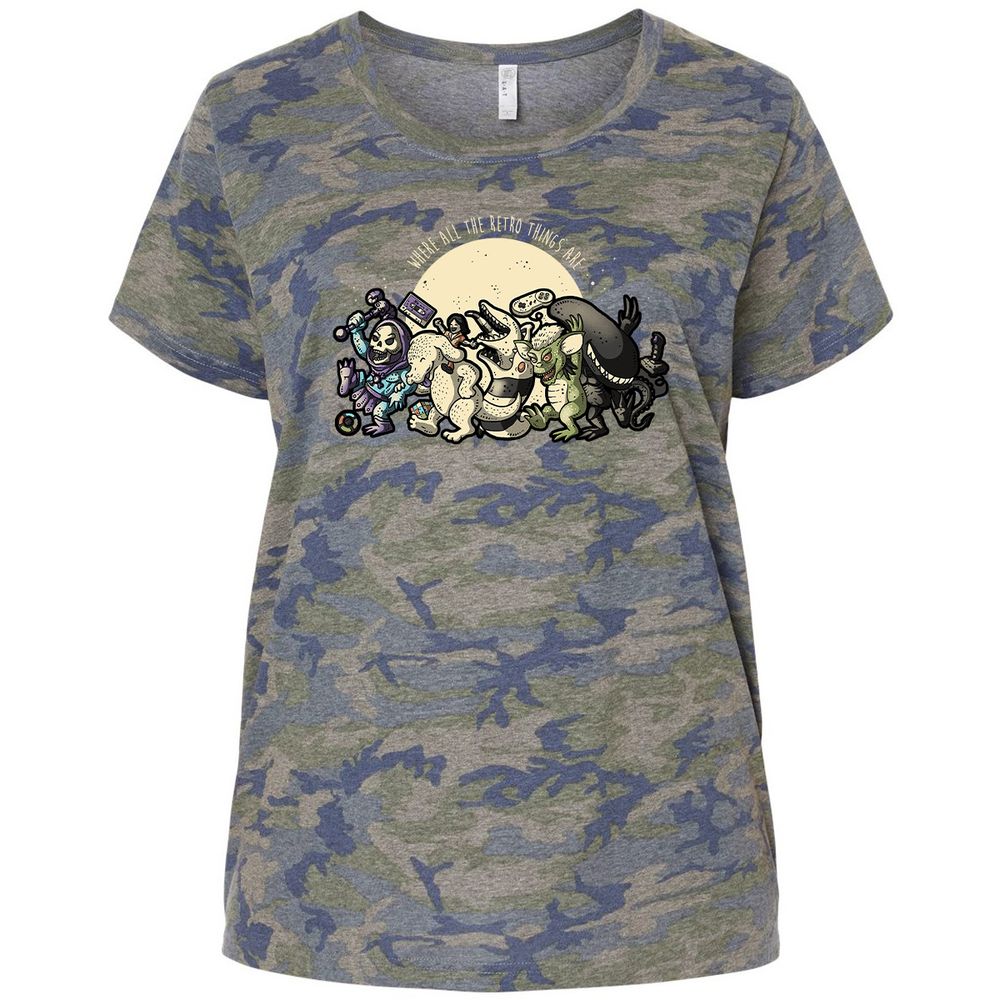 Ladies Curvy Jersey - AUMEEC95 - Vintage Camo - 5