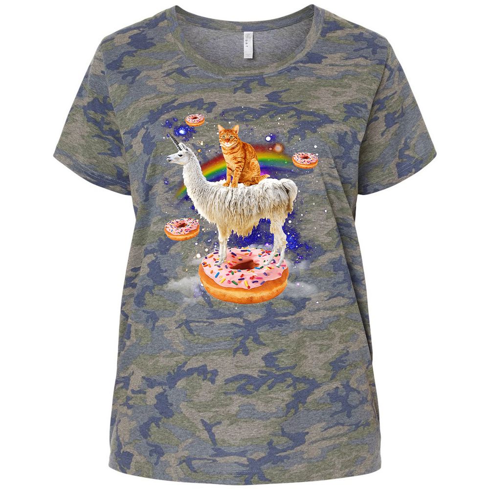 Ladies Curvy Jersey - WWEBYMDC - Vintage Camo - 5