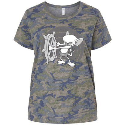 Ladies Curvy Jersey - EYDUM9TL - Vintage Camo - 5