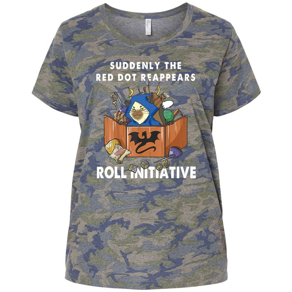 Ladies Curvy Jersey - NCH7U489 - Vintage Camo - 5