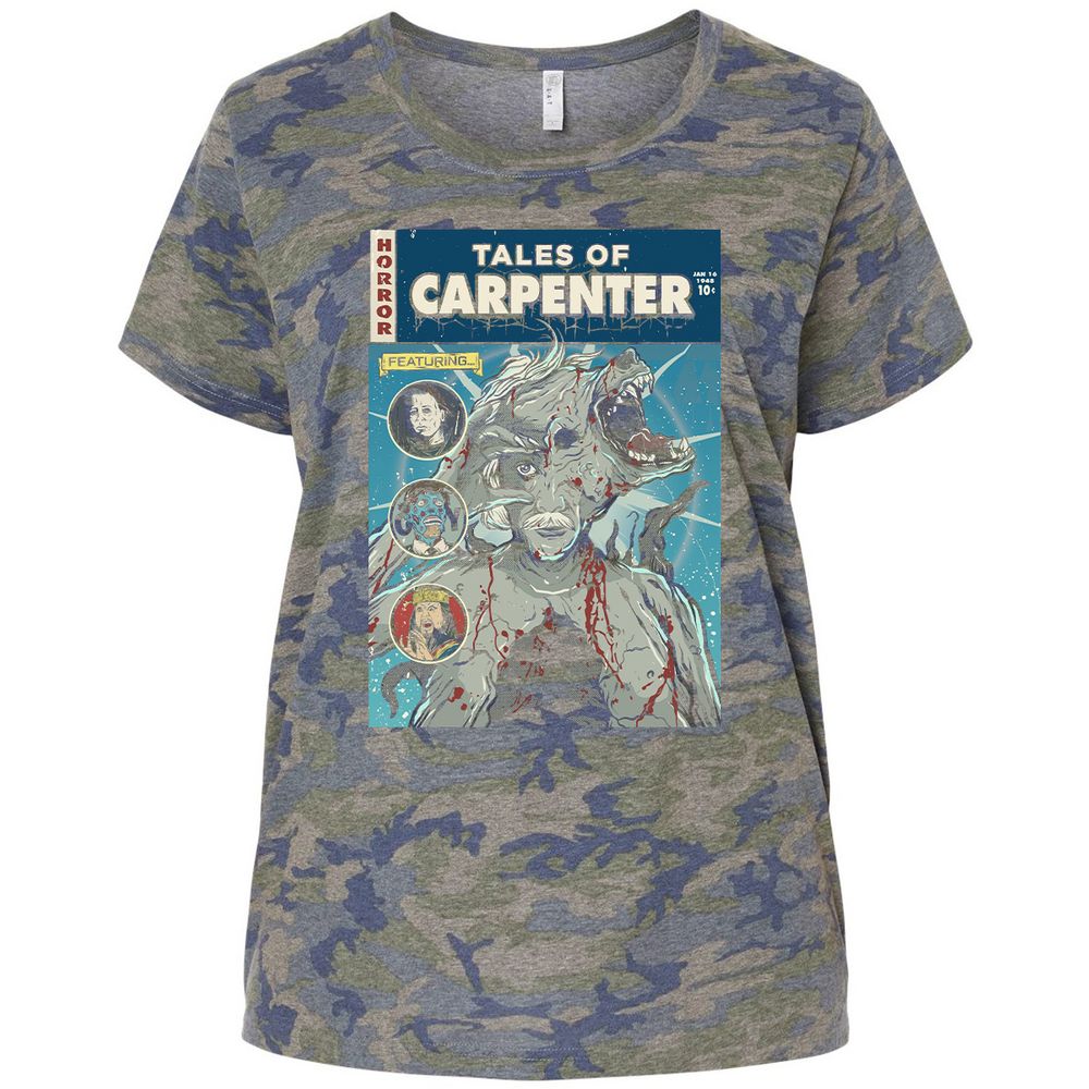 Ladies Curvy Jersey - VF4TD5X7 - Vintage Camo - 5