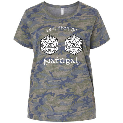 Ladies Curvy Jersey - CQPL1H74 - Vintage Camo - 5