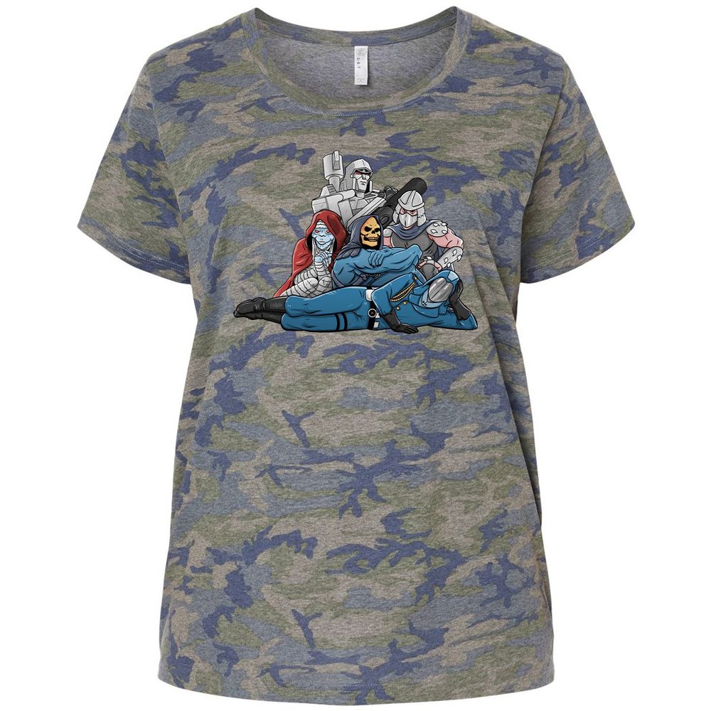 Ladies Curvy Jersey - 5QDKQ34T - Vintage Camo - 5