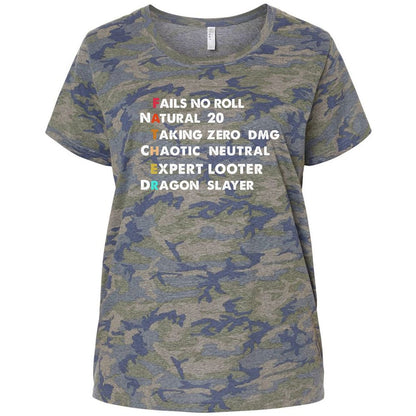 Ladies Curvy Jersey - 95KRZMPF - Vintage Camo - 5