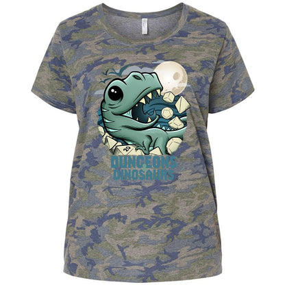 Ladies Curvy Jersey - BKB2CM54 - Vintage Camo - 5