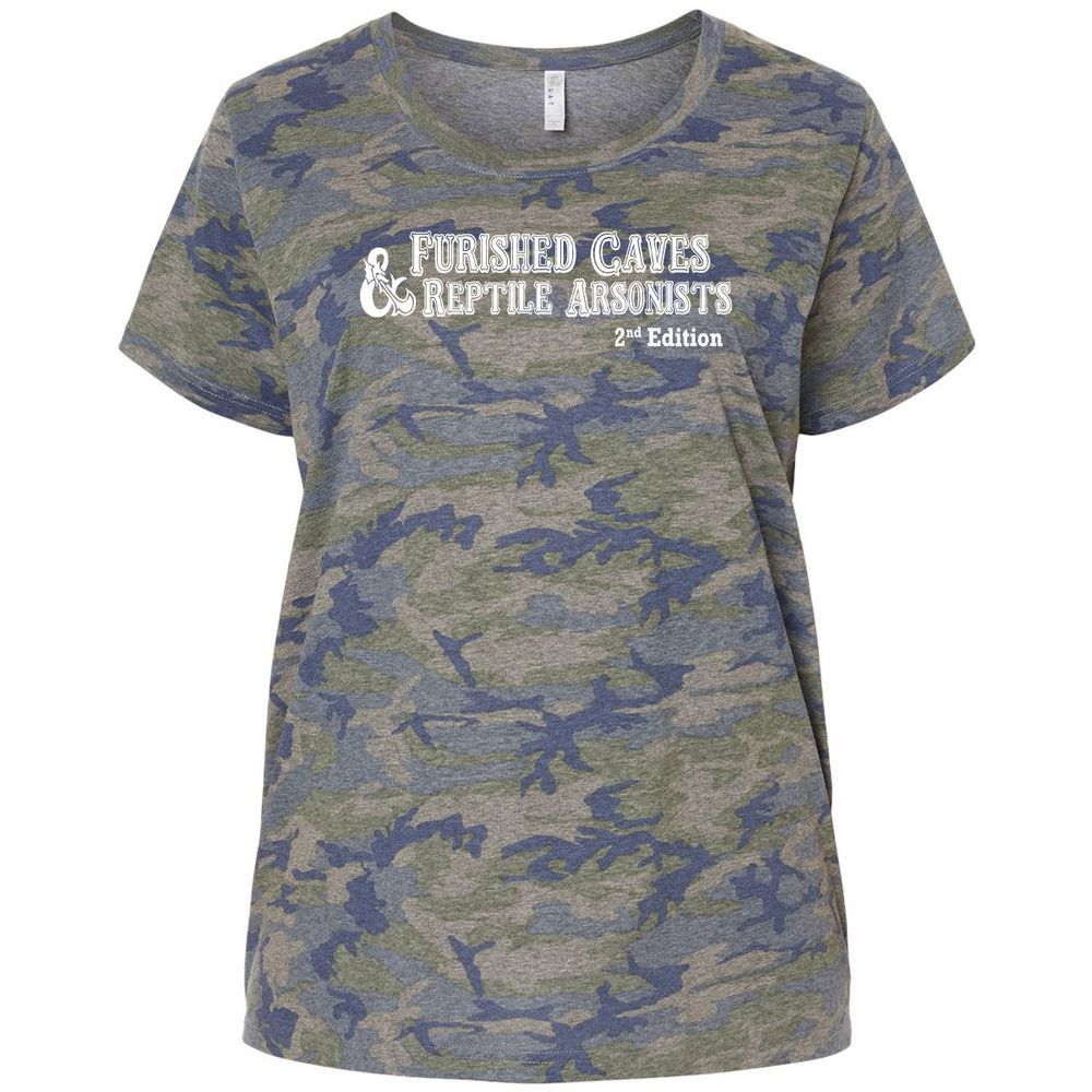 Ladies Curvy Jersey - XDEAFVH9 - Vintage Camo - 5