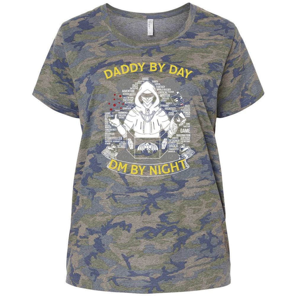 Ladies Curvy Jersey - AQ48P54F - Vintage Camo - 5