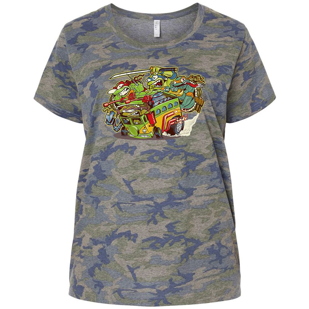 Ladies Curvy Jersey - CEEWEVWX - Vintage Camo - 5