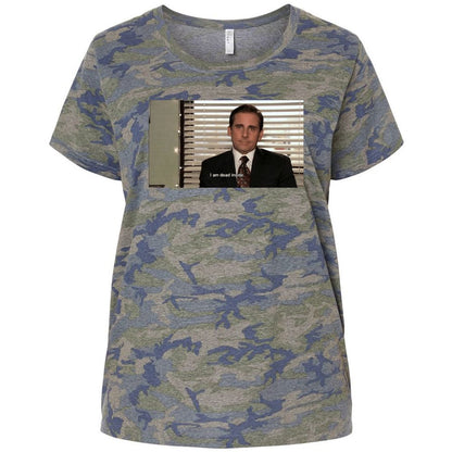 Ladies Curvy Jersey - U99FNHZC - Vintage Camo - 5