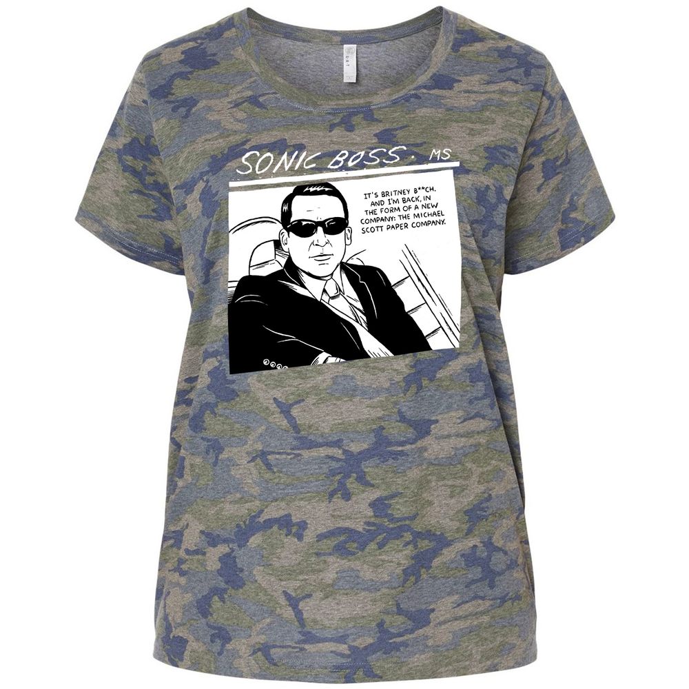 Ladies Curvy Jersey - NRMJFZ5E - Vintage Camo - 5