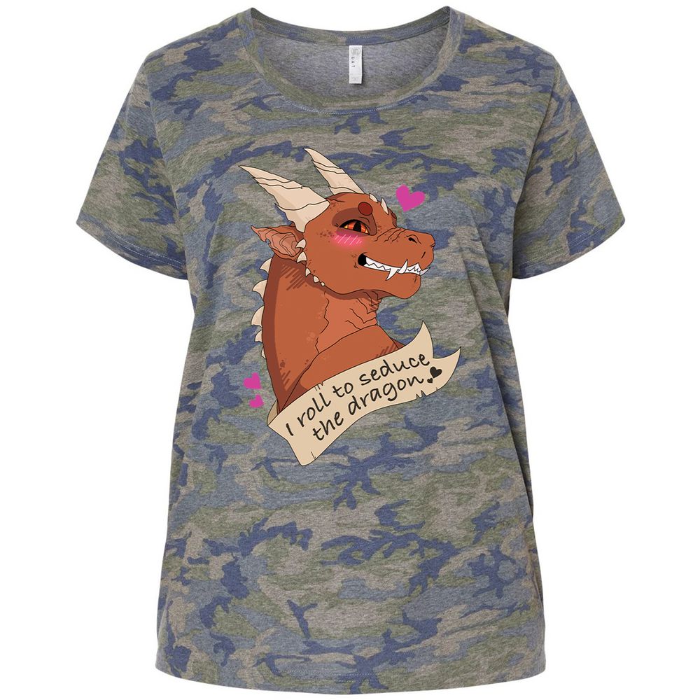 Ladies Curvy Jersey - T4HAEV5T - Vintage Camo - 5