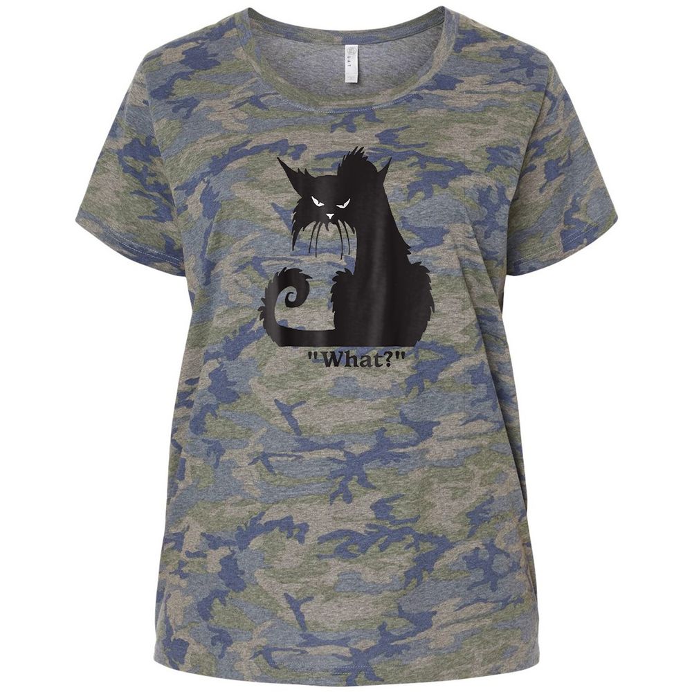 Ladies Curvy Jersey - N2ZGPUZB - Vintage Camo - 5