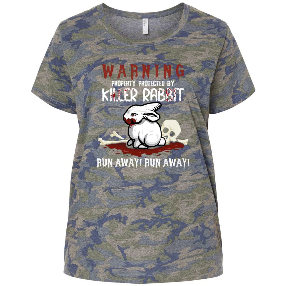 Ladies Curvy Jersey - BXN1UQRM - Vintage Camo - 5