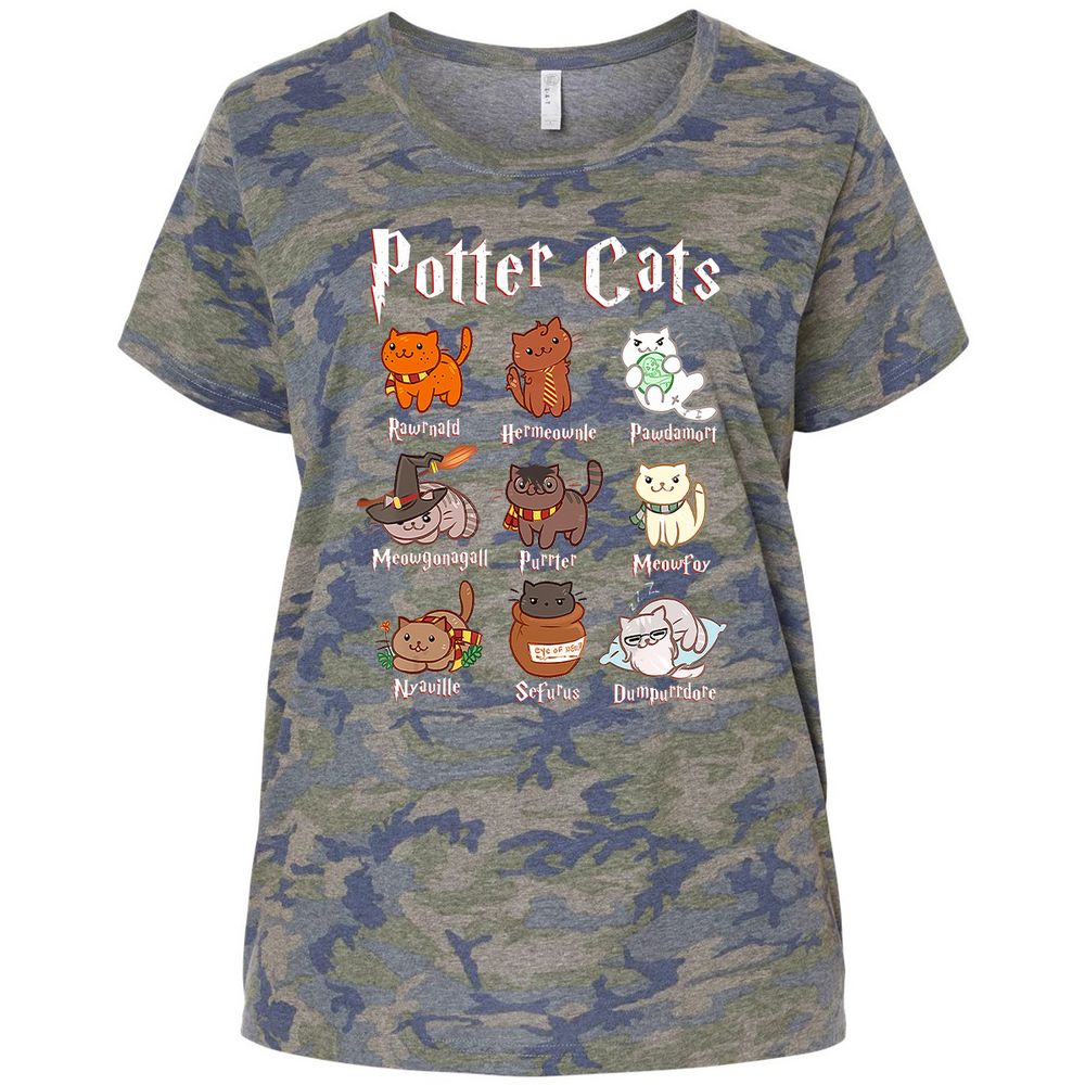 Ladies Curvy Jersey - GCP31NED - Vintage Camo - 5