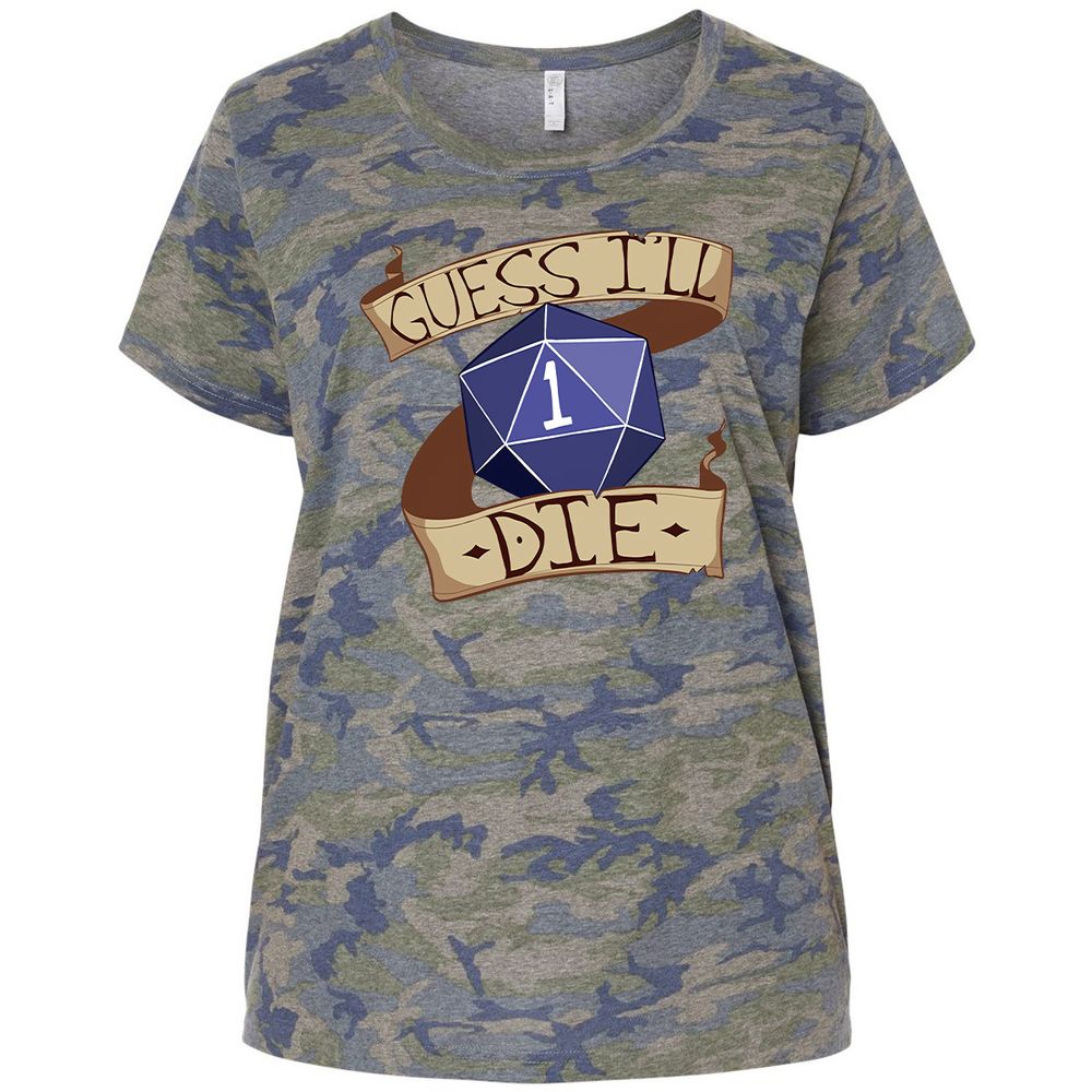 Ladies Curvy Jersey - VP2RC7VT - Vintage Camo - 5