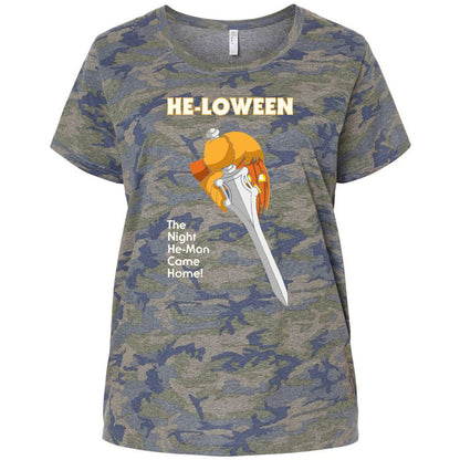 Ladies Curvy Jersey - 14V8VSSB - Vintage Camo - 5