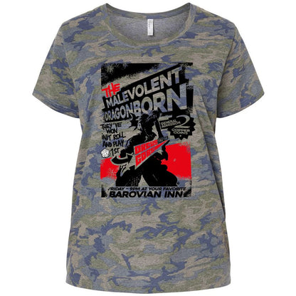Ladies Curvy Jersey - UPX7X7C8 - Vintage Camo - 5