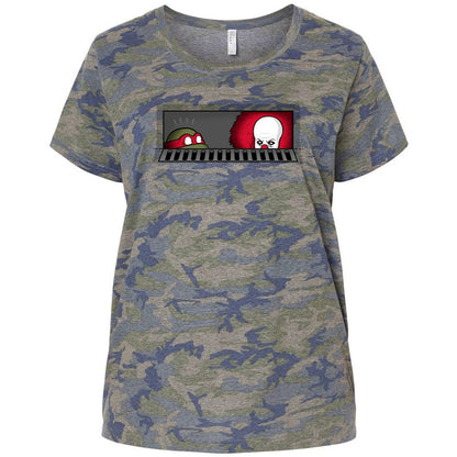 Ladies Curvy Jersey - PQZLRT2W - Vintage Camo - 5