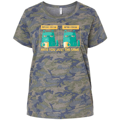Ladies Curvy Jersey - VCMUFQH7 - Vintage Camo - 5