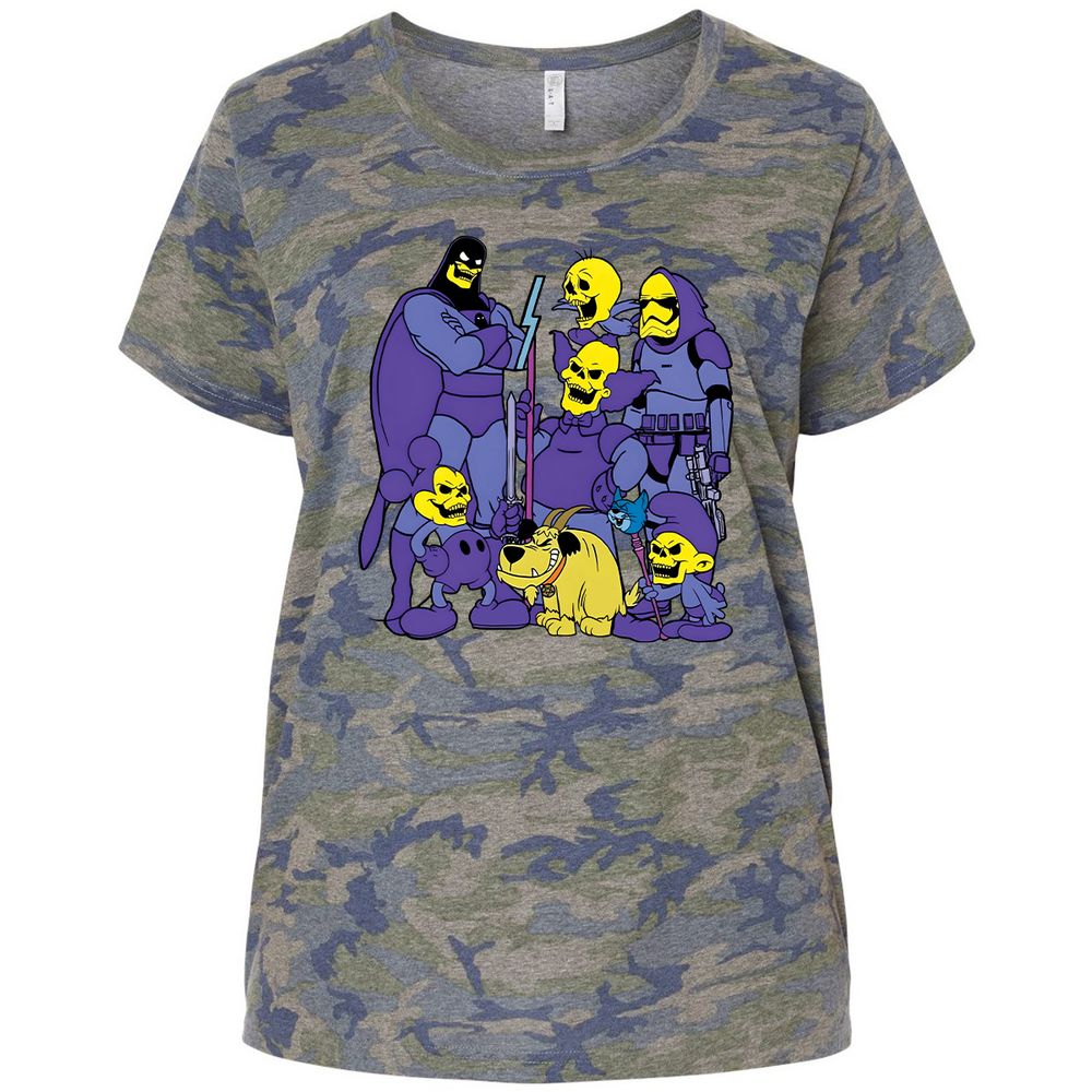 Ladies Curvy Jersey - FDDQD3QQ - Vintage Camo - 5