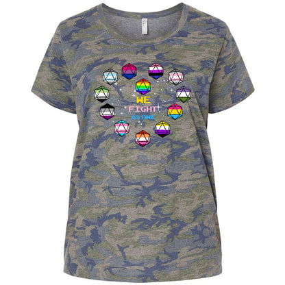 Ladies Curvy Jersey - 3VGZSR44 - Vintage Camo - 5