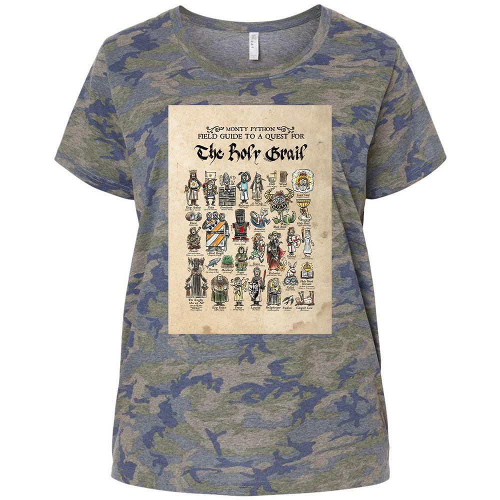 Ladies Curvy Jersey - XUR13TU6 - Vintage Camo - 5