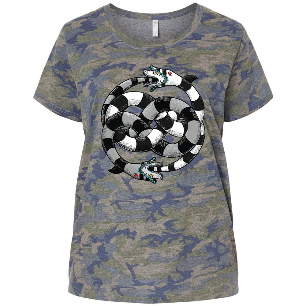 Ladies Curvy Jersey - G47GUTRD - Vintage Camo - 5