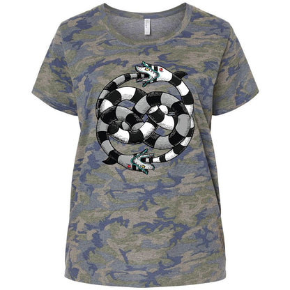 Ladies Curvy Jersey - G47GUTRD - Vintage Camo - 5
