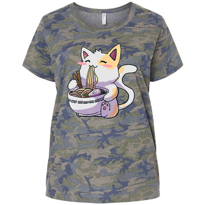 Ladies Curvy Jersey - AZZMQ4EC - Vintage Camo - 5