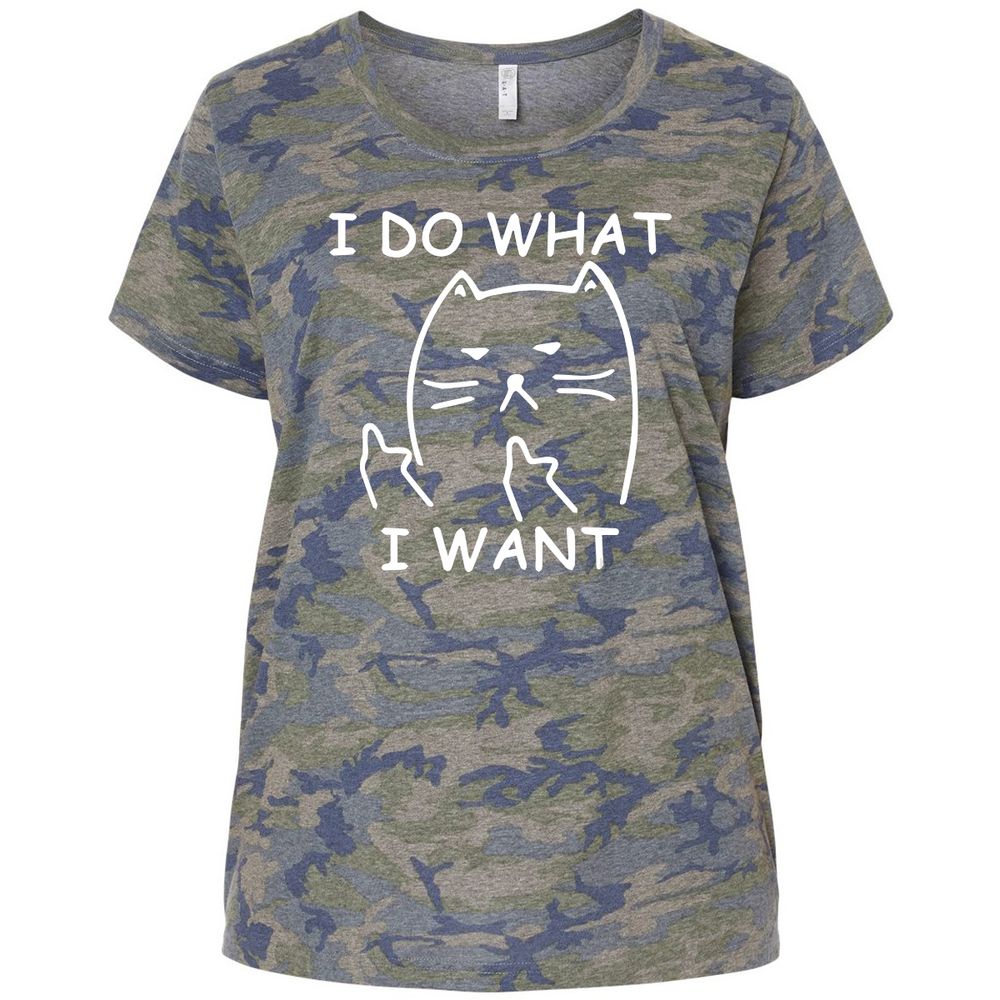 Ladies Curvy Jersey - MQK54A1S - Vintage Camo - 5