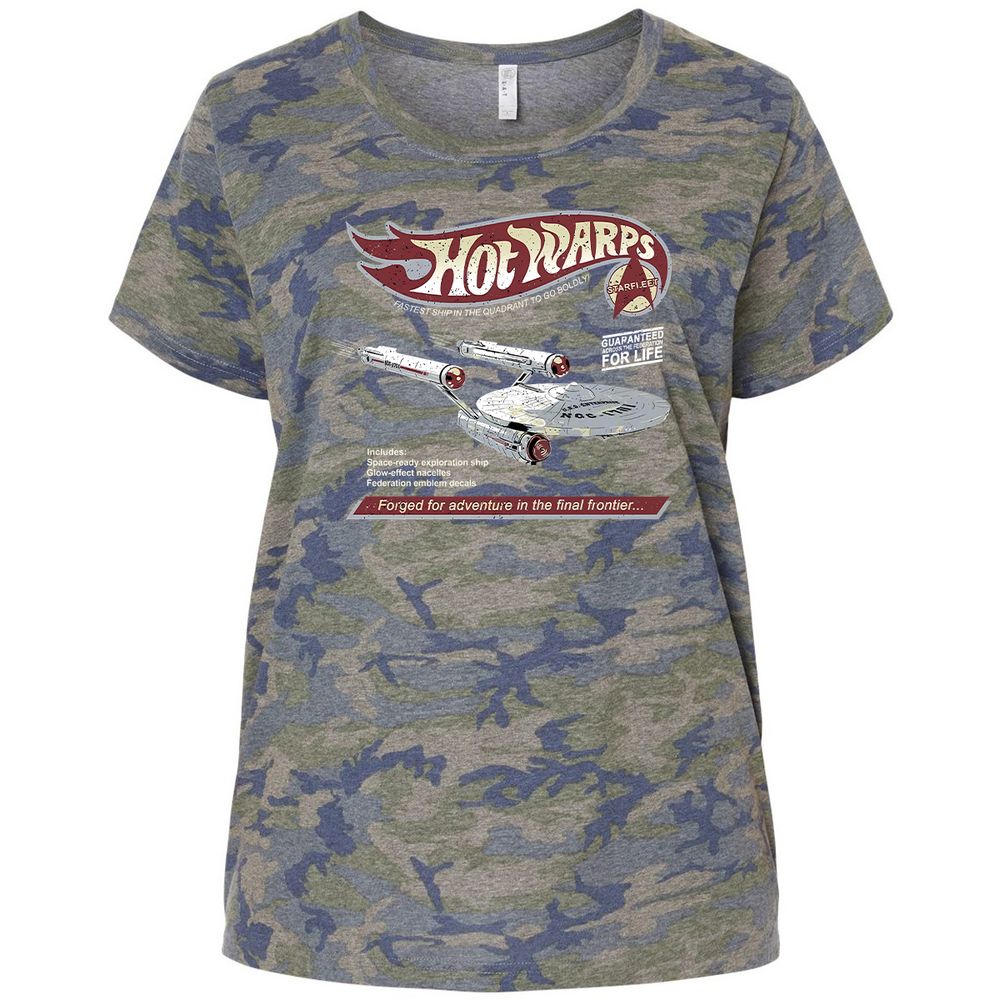 Ladies Curvy Jersey - 1Y7YNM92 - Vintage Camo - 5