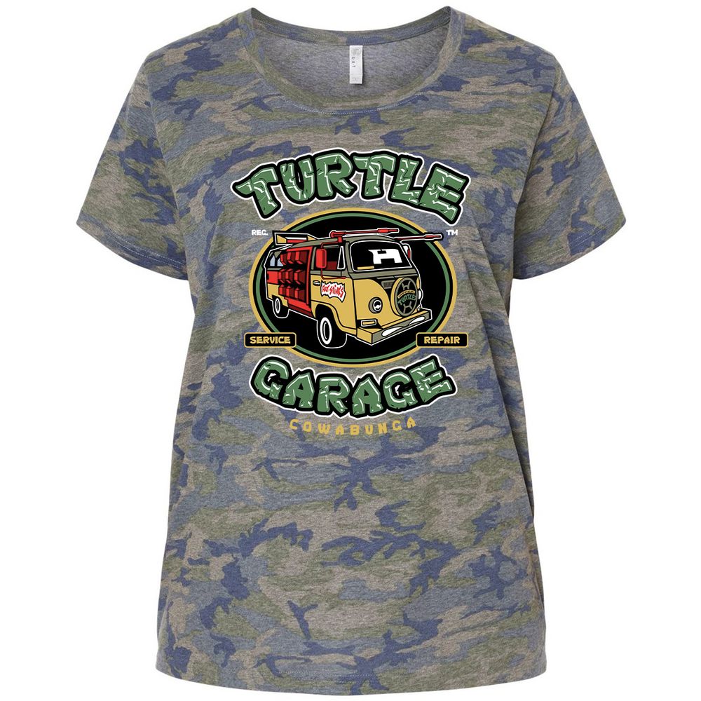Ladies Curvy Jersey - 9WZ1L7PZ - Vintage Camo - 5