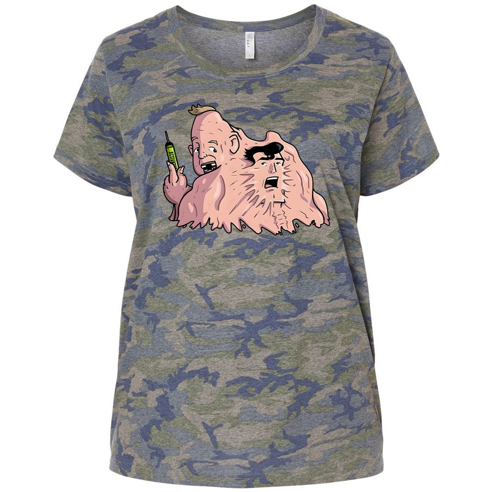 Ladies Curvy Jersey - DJ552FC8 - Vintage Camo - 5