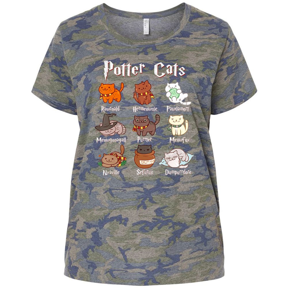 Ladies Curvy Jersey - U1G2G514 - Vintage Camo - 5